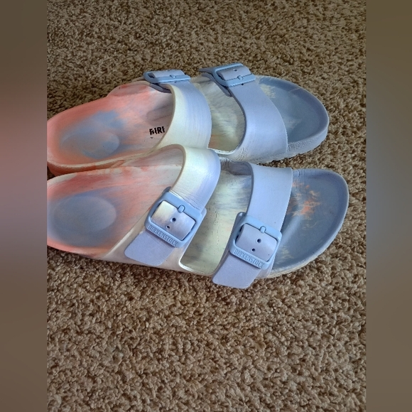 Birkenstock Shoes - Birkenstock Sandals - Light Blue and Pastel Shades